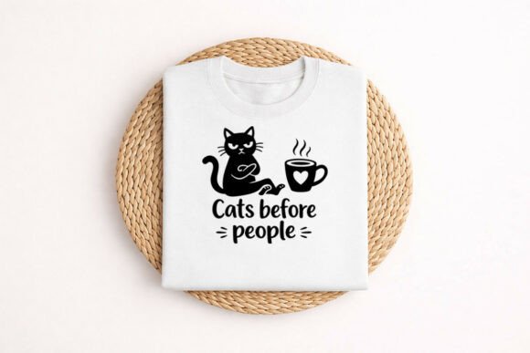 Cats Before People Funny Cat SVG Design Review