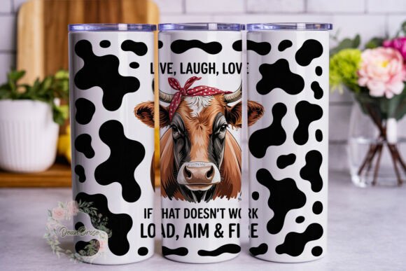 Cow Bandana Quote 20oz Tumbler Wrap Review