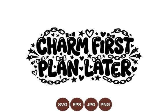 Cute Charm Quote Typography Art Review