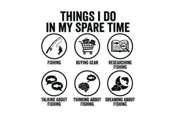 Fishing Spare Time SVG Design Review