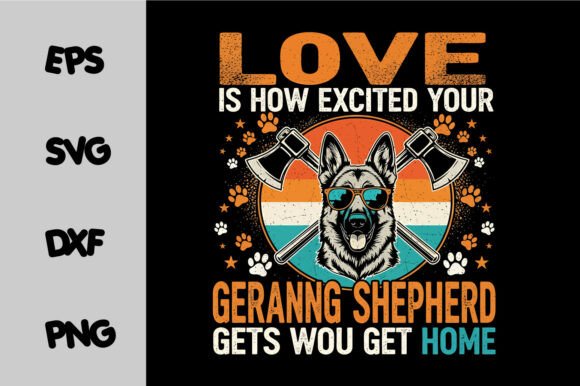 German Shepherd Quote T-Shirt Design Review