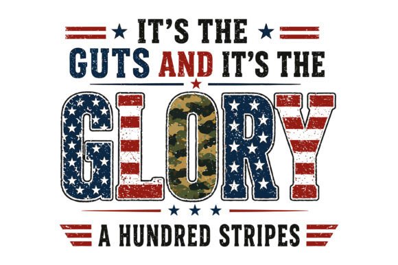 Guts Glory Patriotic Quote Design Review