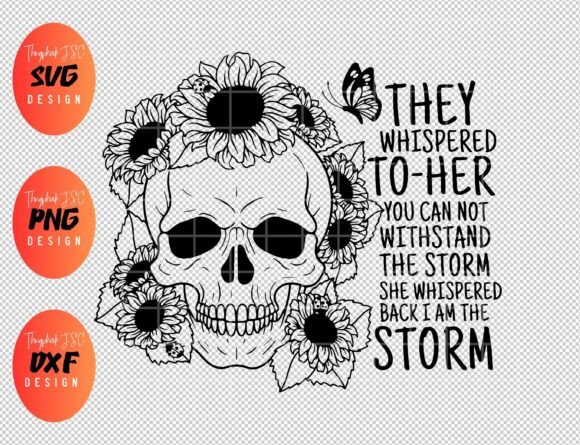 I Am the Storm SVG, She Whispered Back Review