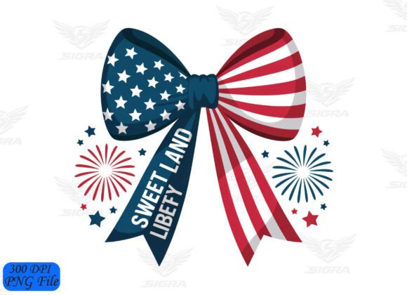 Patriotic Coquette SVG, July 4 Bow PNG Review