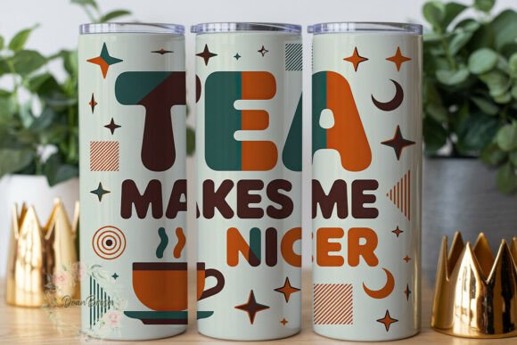 Retro Tea Quote 20oz Tumbler Wrap Review