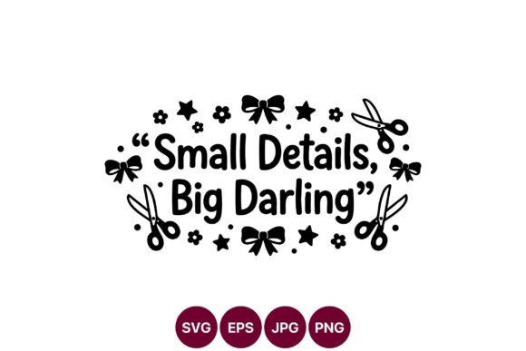 Small Details Big Darling Line Art Quote Review