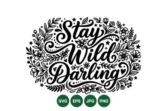 Stay Wild Floral Quote Art Review