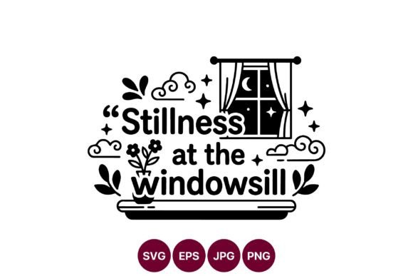 Stillness at the Windowsill Vector Art Review