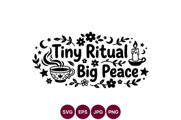 Tiny Ritual Big Peace Floral Quote Review