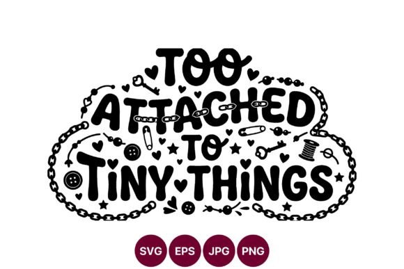 Too Attached Hand Lettered Quote Review
