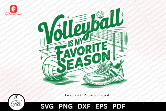 Volleyball Is My Favorite Season SVG PNG Review